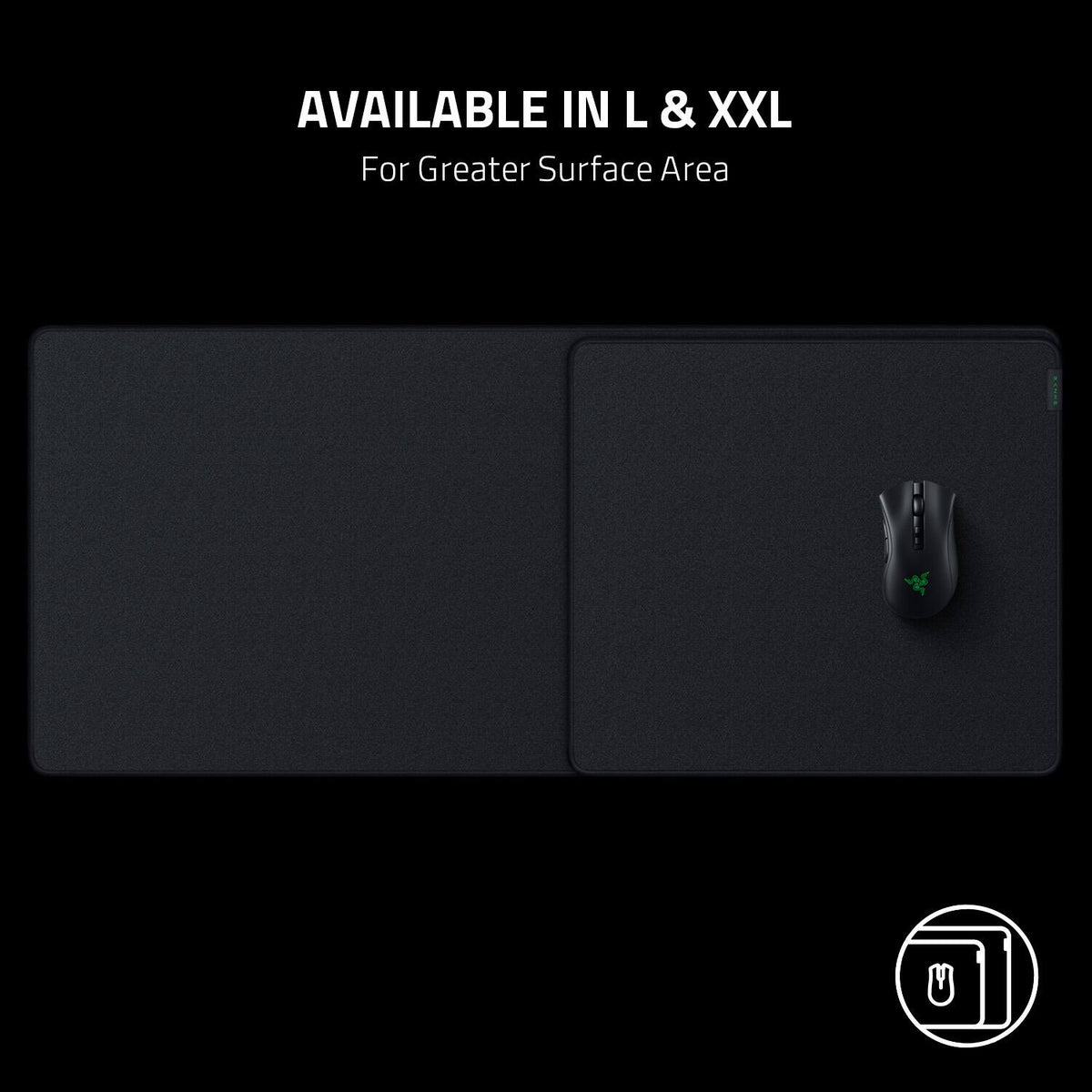 Razer - Strider Hybrid Gaming Mouse Pad (XXL) - Black