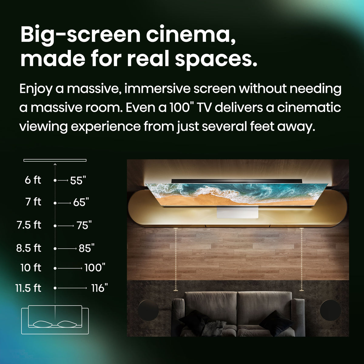 Hisense - 85" Class U7 Series MiniLED QLED UHD 4K HDR Smart Google TV (2026)