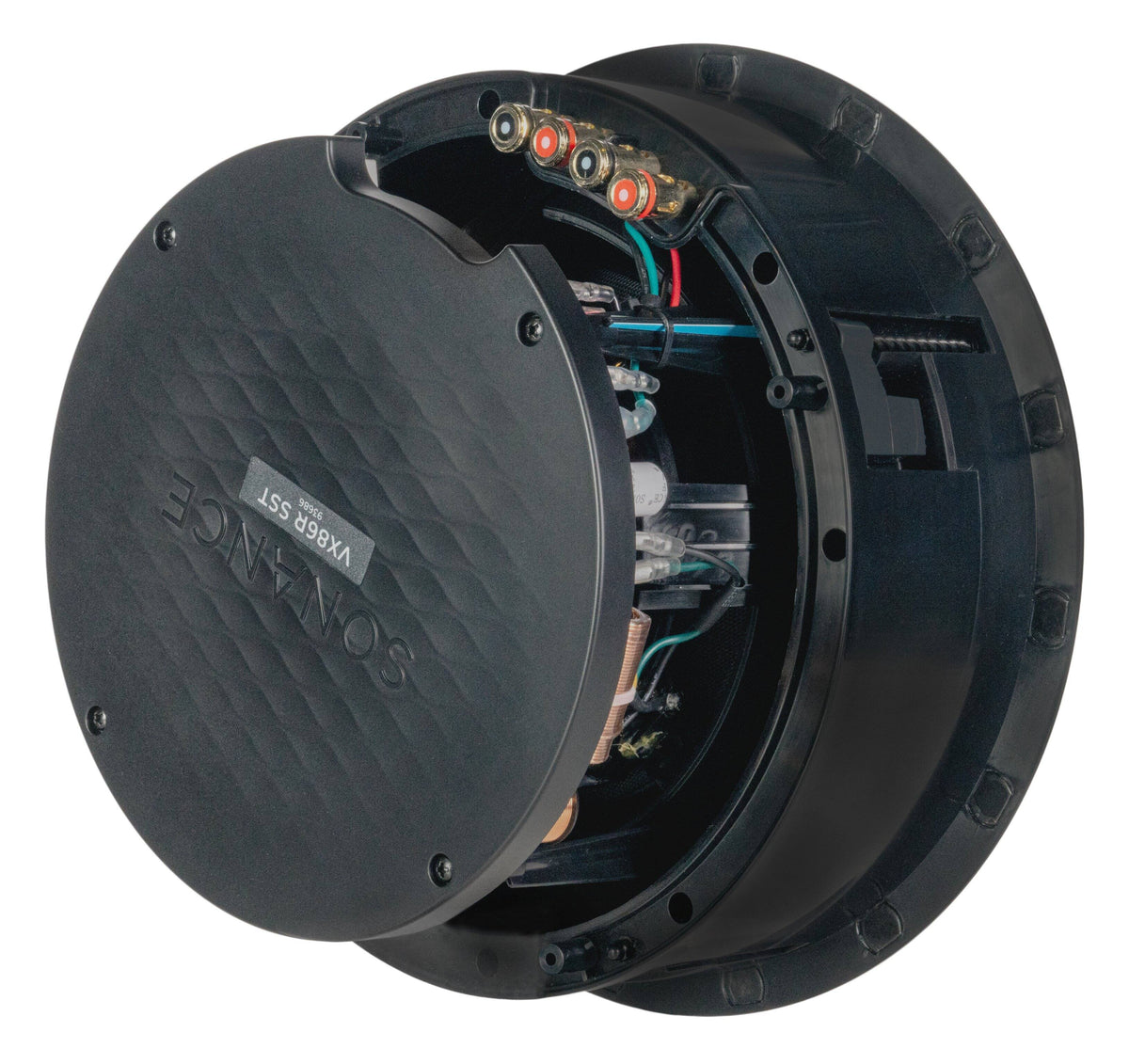 Sonance - VX86R SST SINGLE SPEAKER - Visual Experience Series 8" 2-Way Single Stereo In Ceiling Speaker (Each) - Paintable White