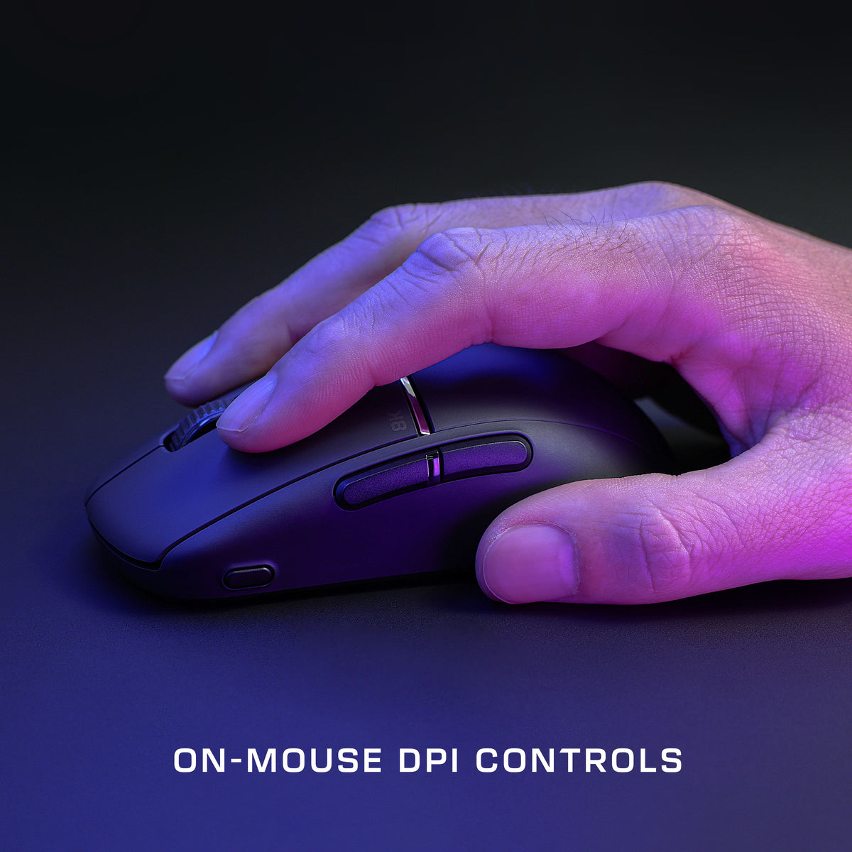 Turtle Beach - Burst II Pro High-Performance Ultra-Lightweight Wireless Optical Esports Gaming Mouse - Wireless - Black