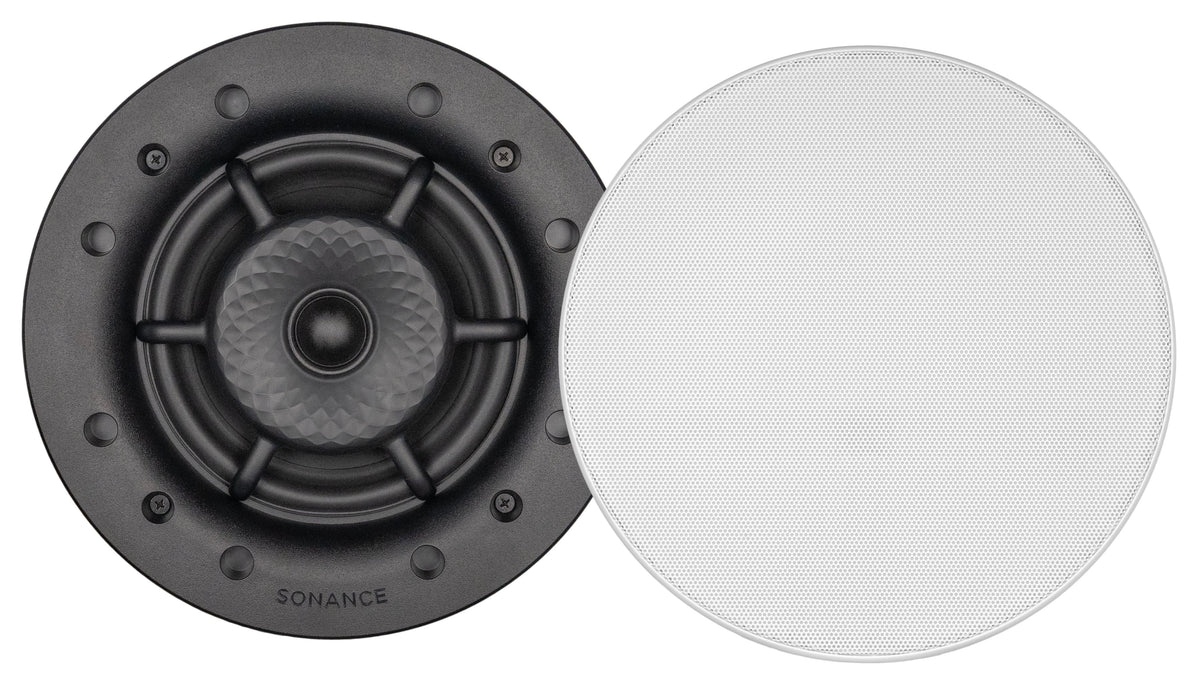 Sonance - VXXT6R SST SINGLE SPEAKER - Visual Experiece Extreme 6-1/2" Single Stereo 2-Way Indoor/Outdoor In Ceiling Speaker (Each) - Paintable White