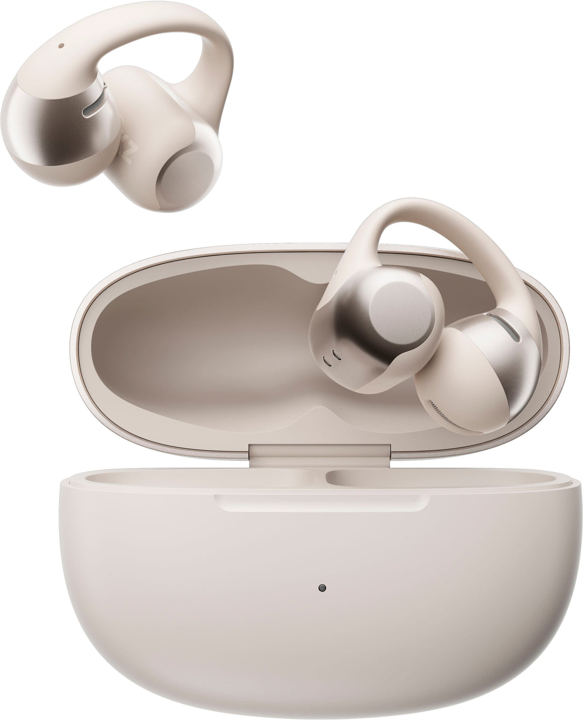Shokz - OpenDots ONE Open-Ear Clip-On True Wireless Bluetooth Earbuds - Gray