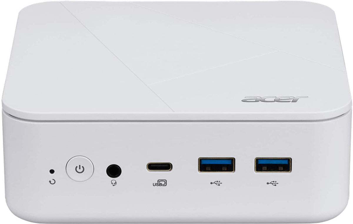 Acer - Revo Box RB102-13N0U-UB30 Mini PC Desktop - Intel Processor N150 2025 - 8GB DDR4 Memory - 512GB Storage - White