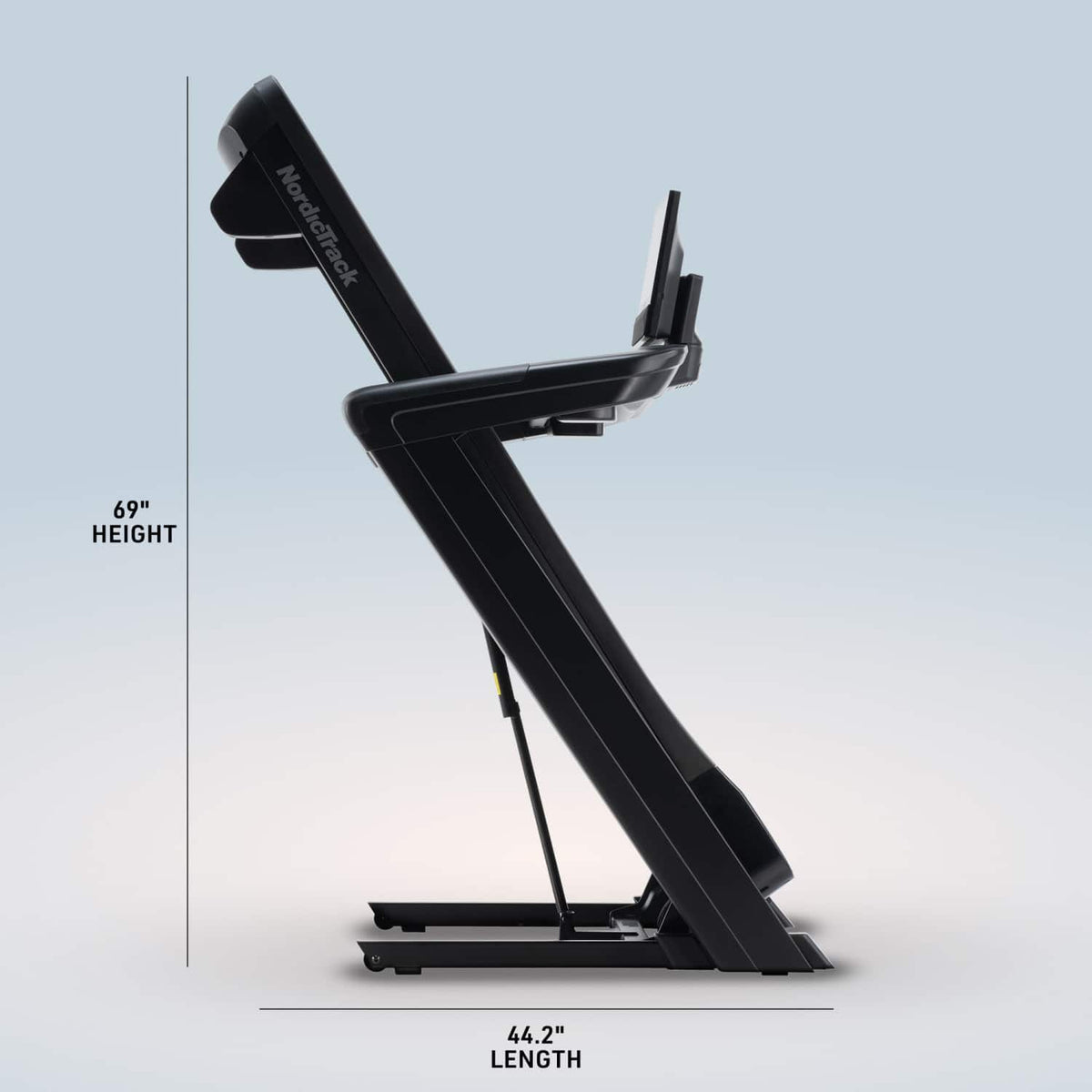NordicTrack - Commercial 1750 Treadmill with 16" Pivoting Touchscreen - Black