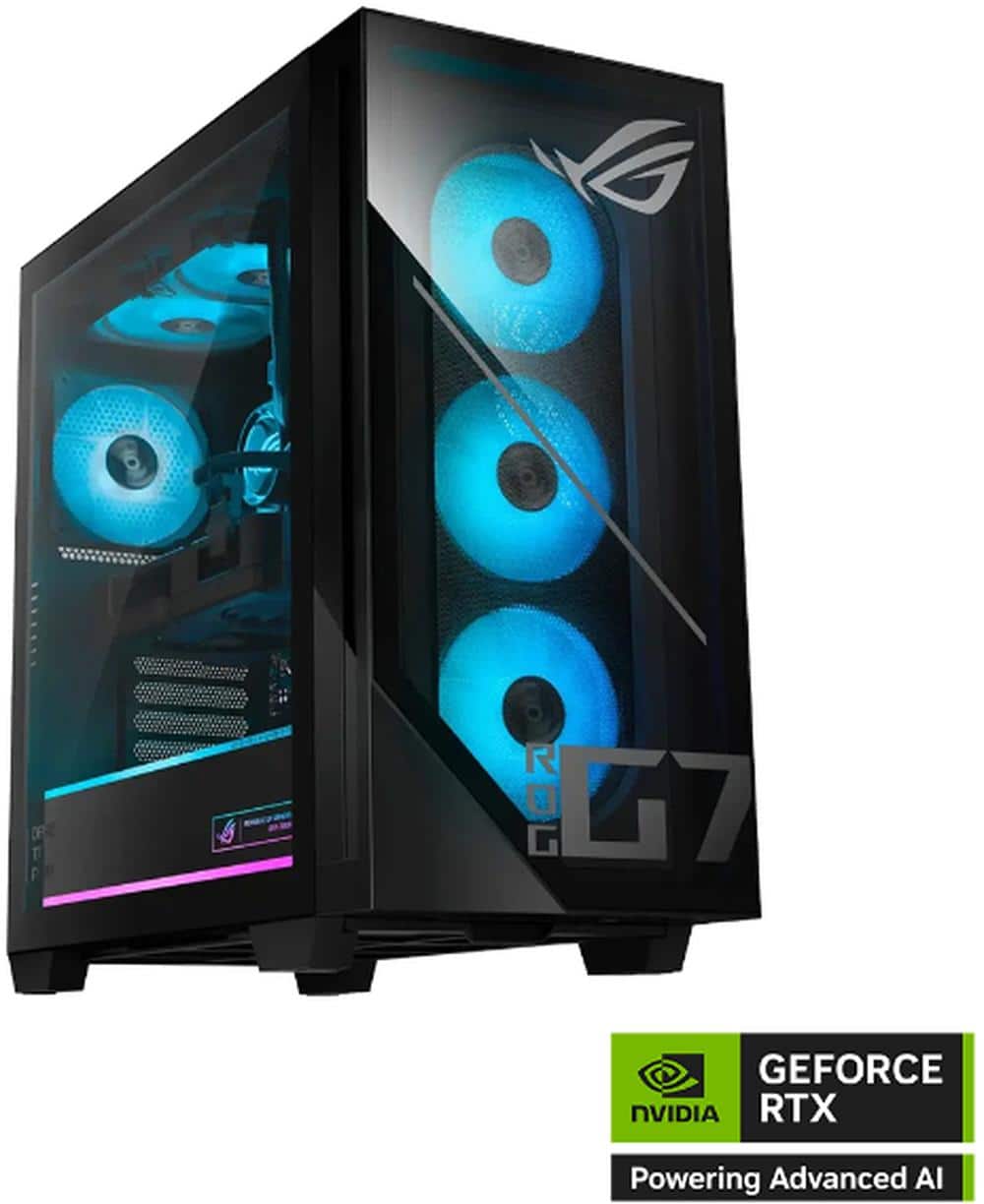 ASUS - ROG G700 Gaming Desktop - Intel Core Ultra 7 265KF - 32GB Memory - NVIDIA GeForce RTX 5070 12GB - 2TB SSD - Black