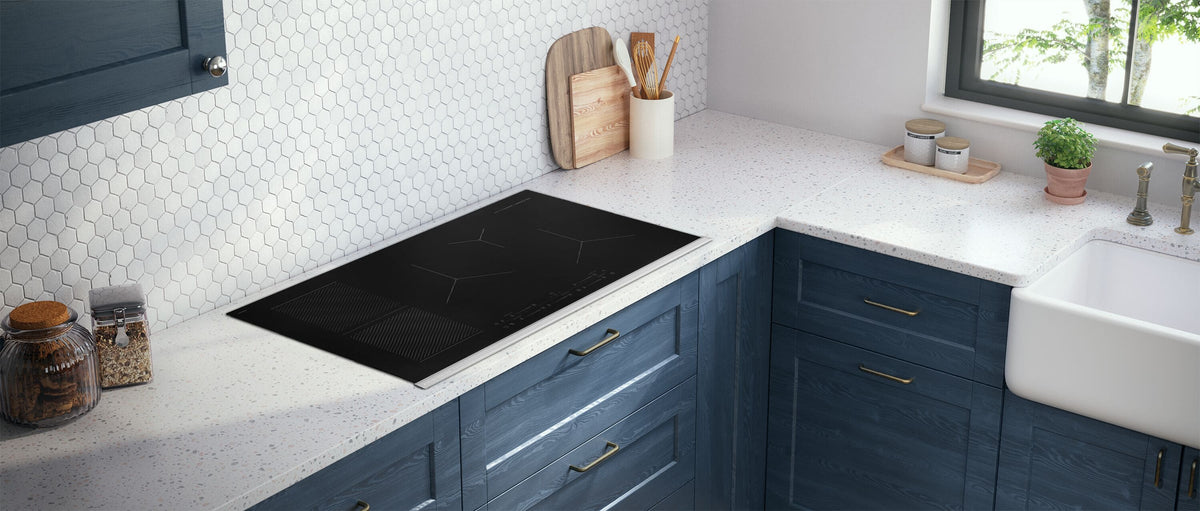 Frigidaire - Gallery 36" Induction Cooktop with MatteGuard and Power Boost - Stainless Steel
