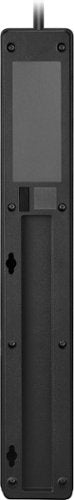 Rocketfish™ - 7-Outlet/1-USB/1-USB-C 2160 Joules Surge Protector Strip - Black