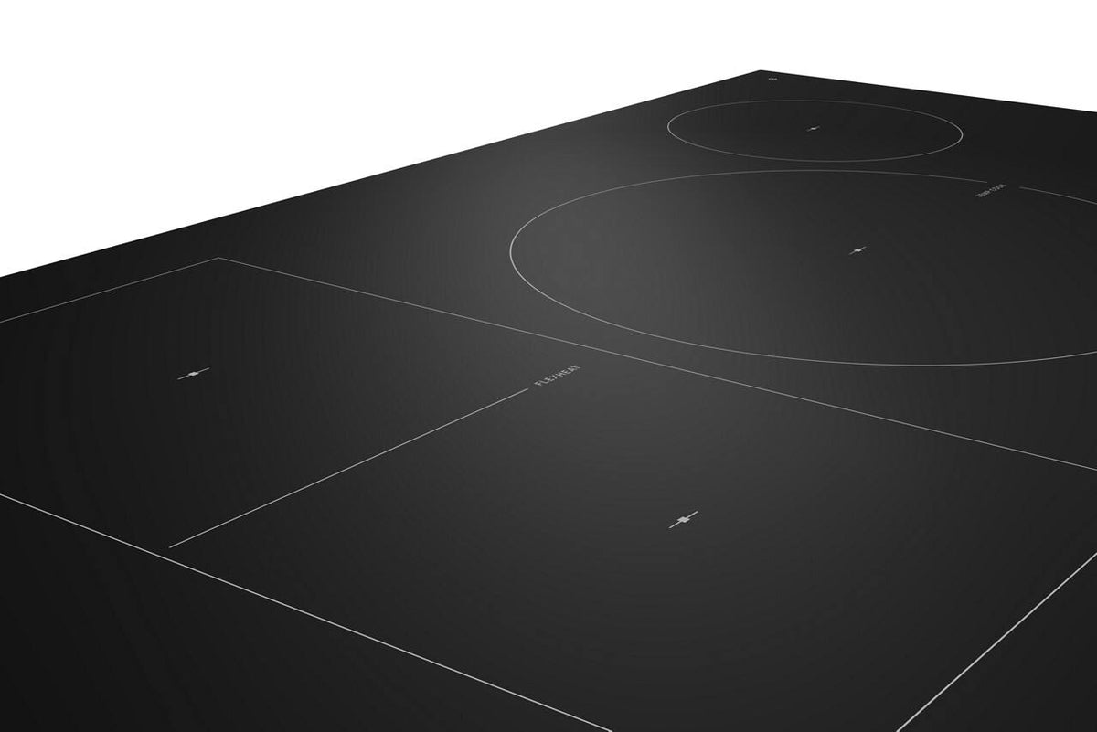 Whirlpool - 30 in. Wide 4 element Electric Induction Cooktop with Temp Cook Technology and WipeClean Coating - Stainless Steel