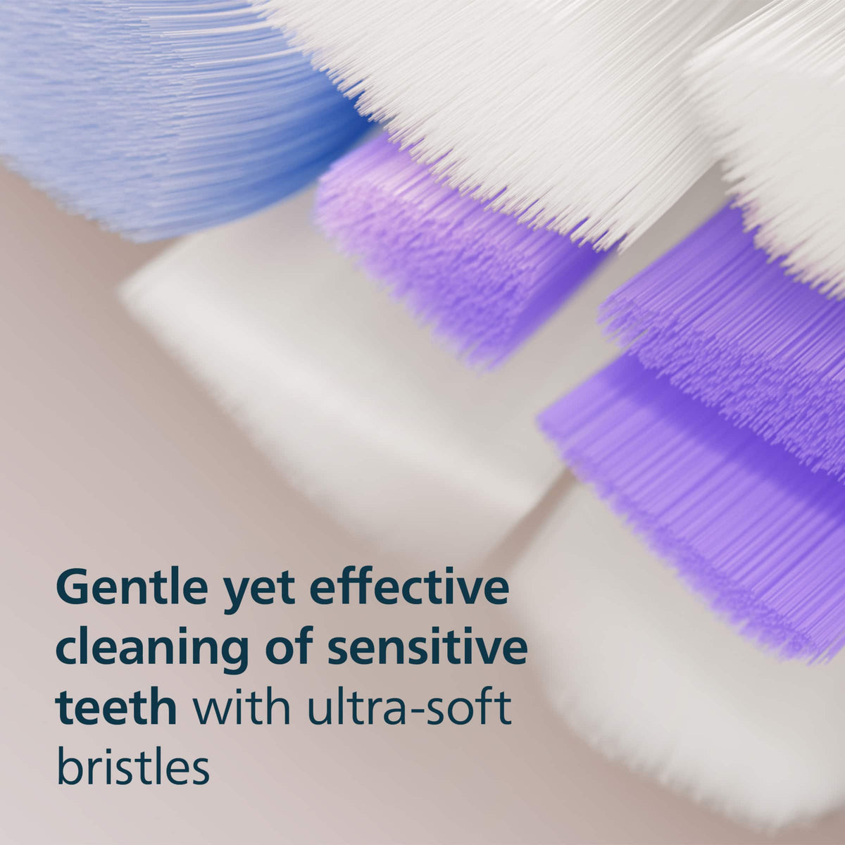 Philips Sonicare - S2 Sensitive - Replacement Toothbrush Heads, 3 Pack, HX6053/77 - White