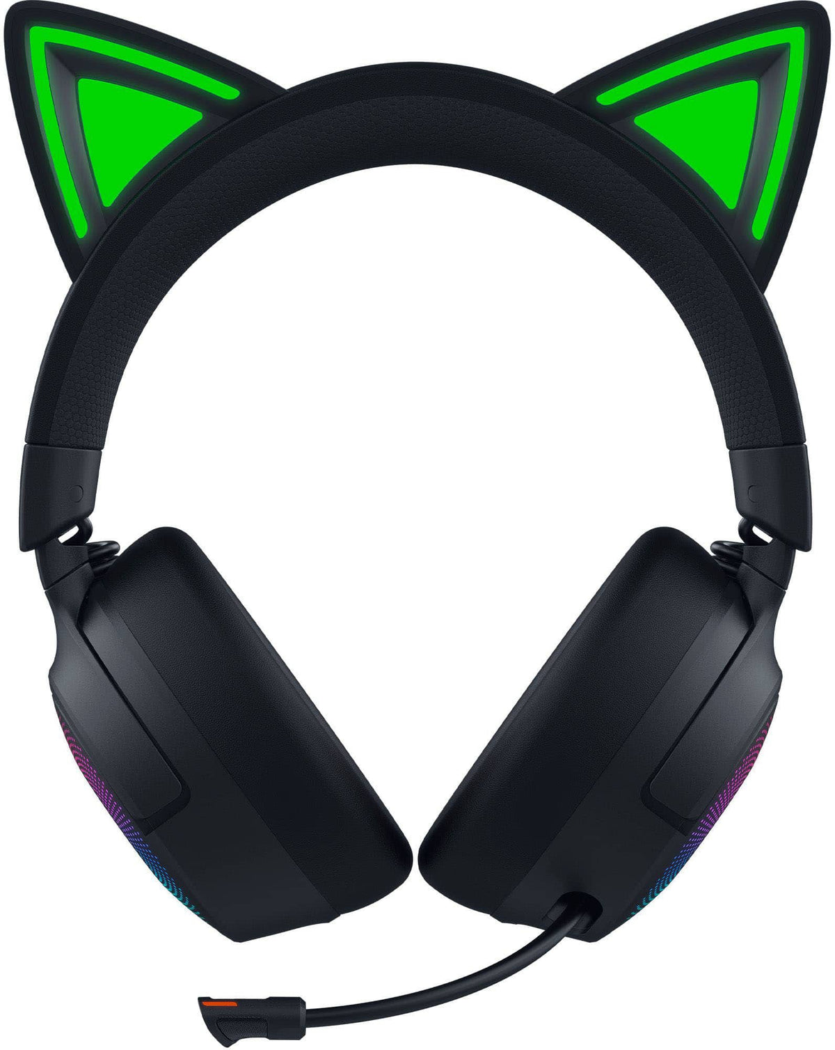 Razer - Kraken Kitty V3 Pro Bluetooth Wireless Over-the-Ear Gaming Headset for PC, Mac, PlayStation, Nintendo Switch, Steam Deck - Black