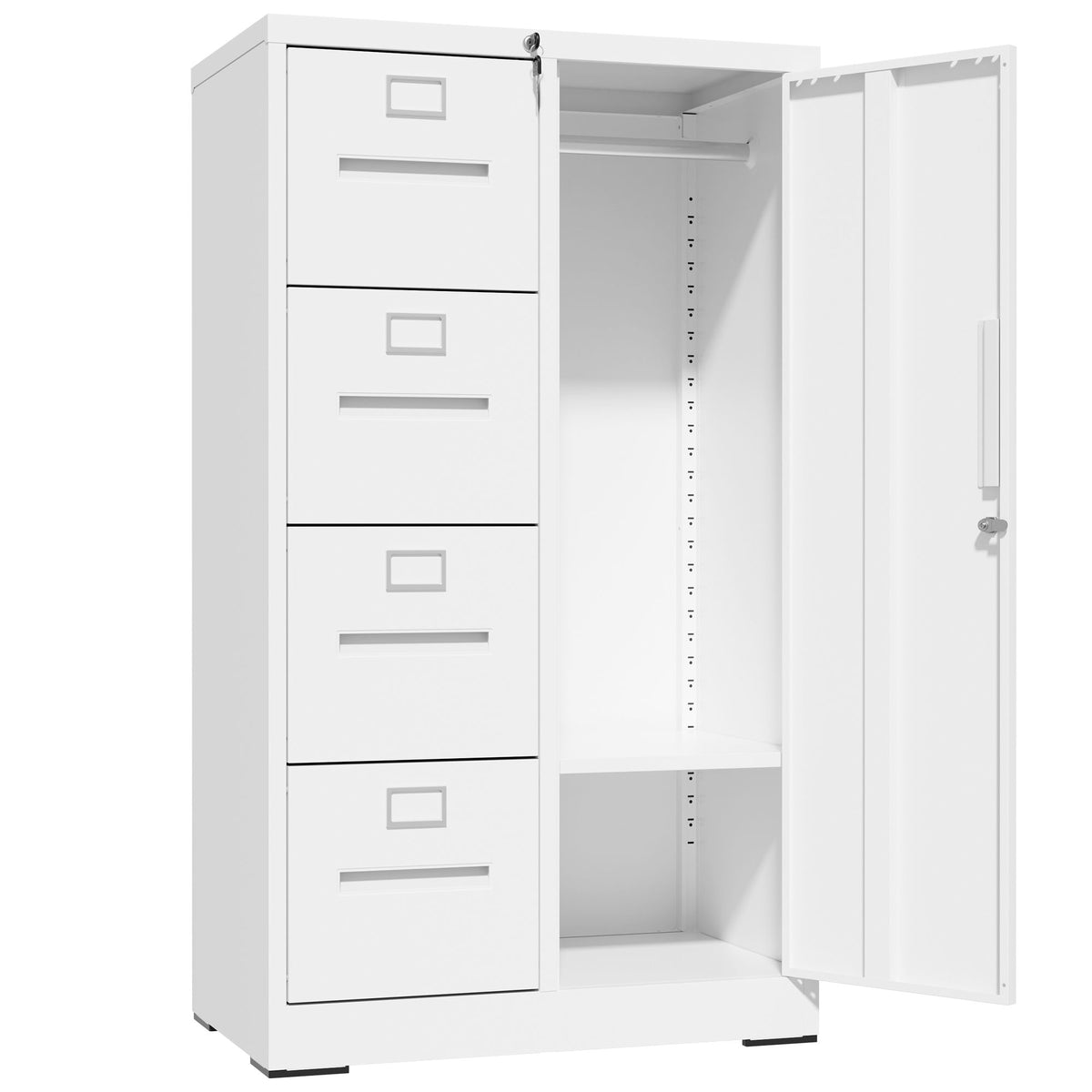 Archivador vertical con cerradura