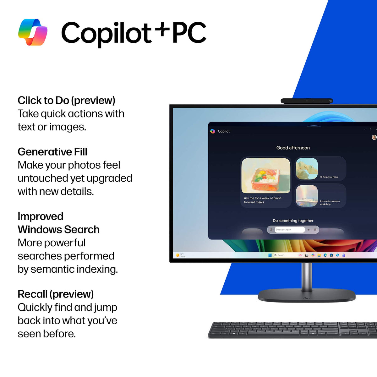 HP - OmniStudio X 27" QHD All-in-One w/ Adjustable Height - Intel Core Ultra 5 325 - 16GB Memory - 512GB SSD - Copilot+ PC - Eclipse Gray