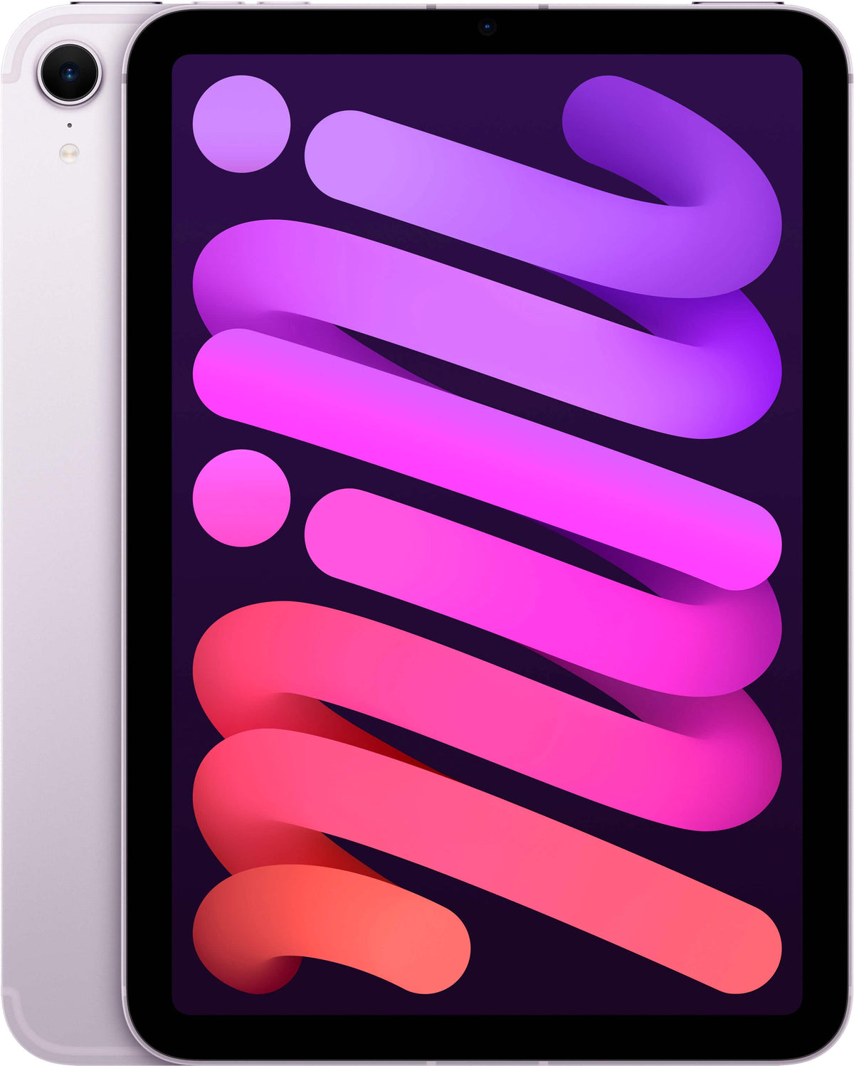 Apple - Geek Squad Refurbished Good - iPad mini (A17 Pro chip) - Built for Apple Intelligence - Wi-Fi + Cellular 256GB - Purple (Unlocked)