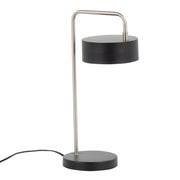 Puck - Contemporary Table Lamp - Nickel