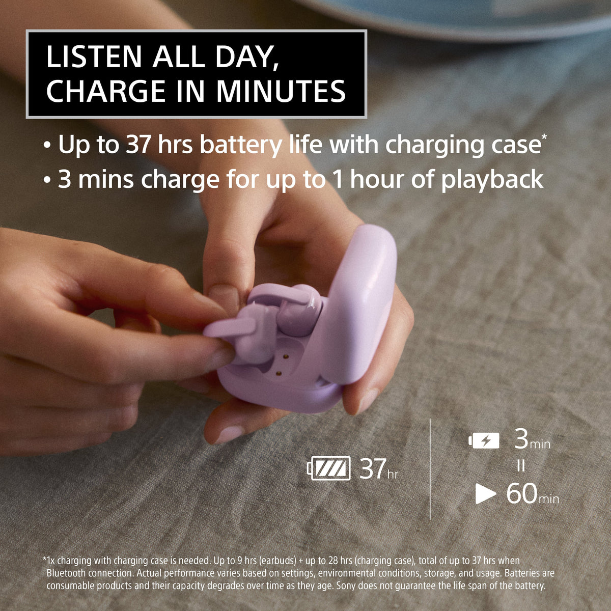 Sony - LinkBuds Clip Truly Wireless Open Earbuds - Green