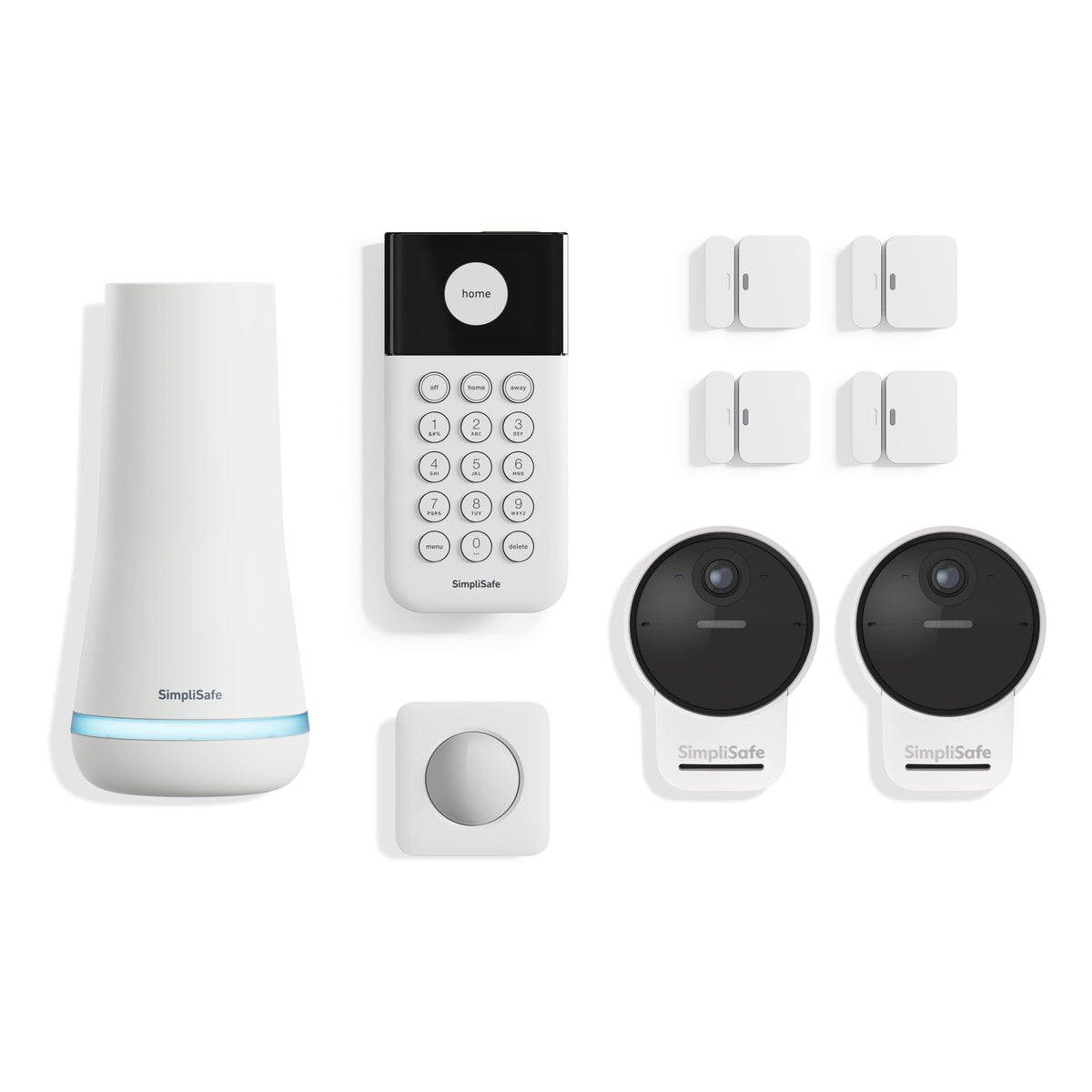 SimpliSafe - 9pc Outdoor Home Security System - White