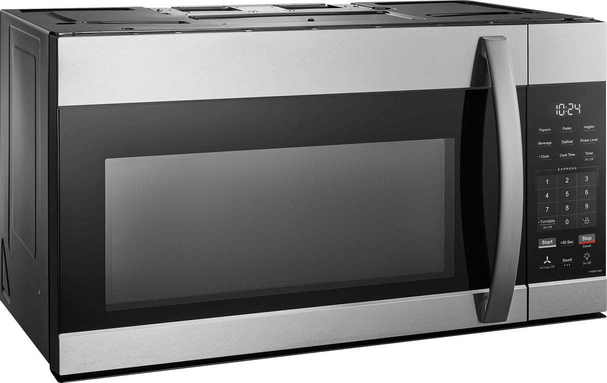 Insignia™ - 1.7 Cu. Ft. Over-the-Range Microwave with 1,000W Cooking Power - Stainless Steel