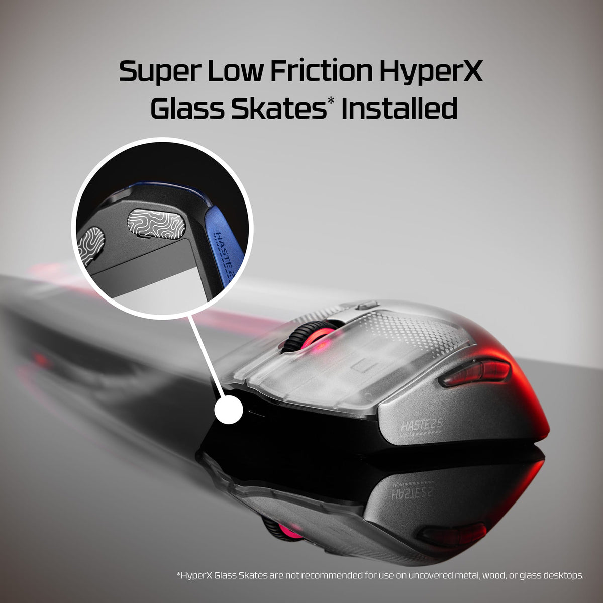 HyperX - Pulsefire Haste 2 S Lightweight Wireless Optical Gaming Mouse with RGB Lighting - Wireless - Navy