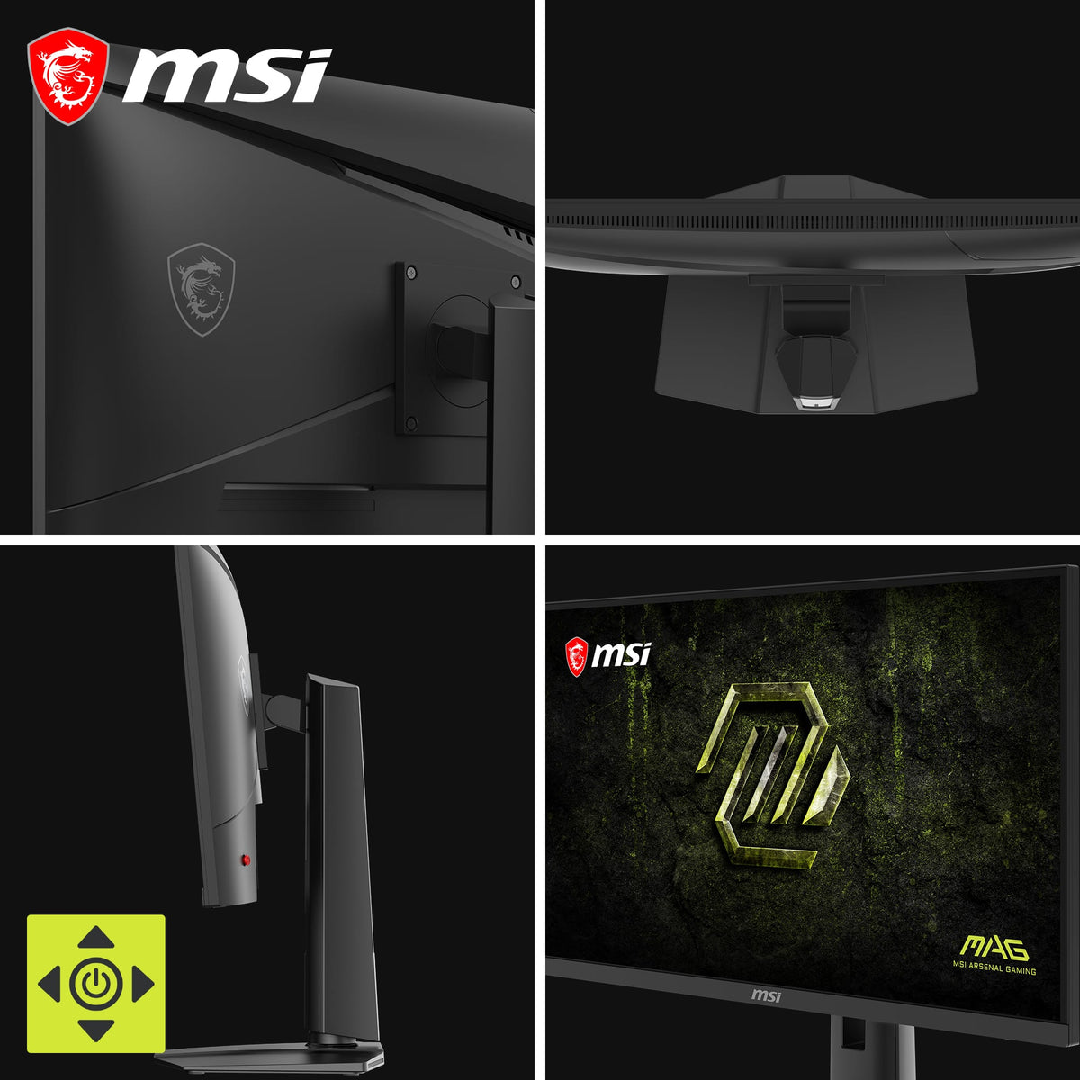 MSI - MAG 275QPF E21 27" QHD 210Hz 0.5ms G-SYNC Compatible FreeSync Premium Gaming Monitor HDR 400 (Display Port, HDMI) - Metallic Black