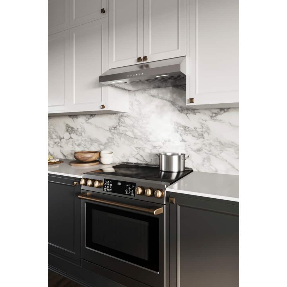 Broan - 30 inches - Convertible - Under cabinet Range Hood - Black