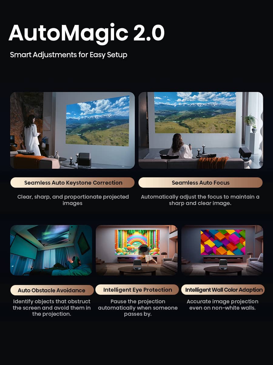 Hisense - C2 Ultra Triple Laser 4K Smart Projector, 65"-300", 3000 ANSI Lumens, IMAX Enhanced, Designed for XBOX, JBL Speaker - Silver