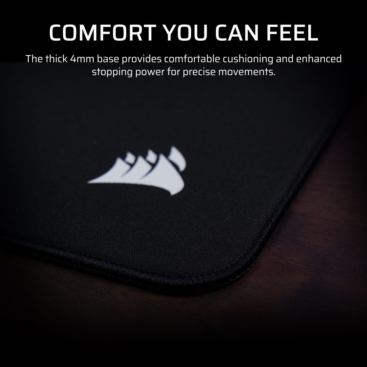 CORSAIR - MM PRO Control Esports-Tuned Cloth Mouse Pad - Large - Black