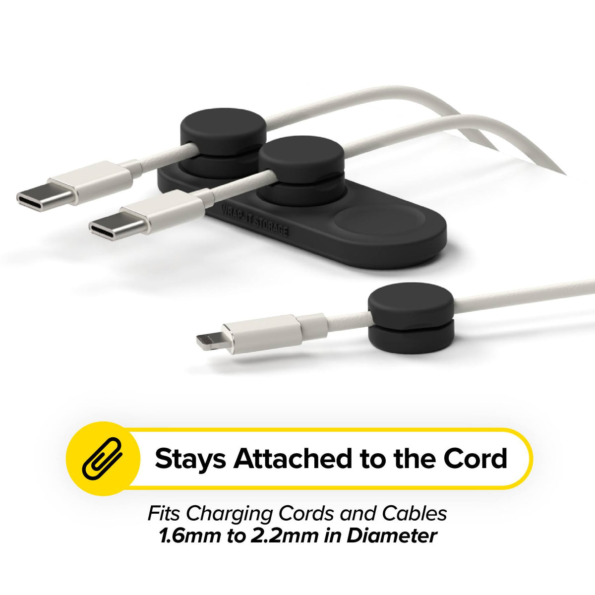 Wrap-It Storage - Magna Dock - Black