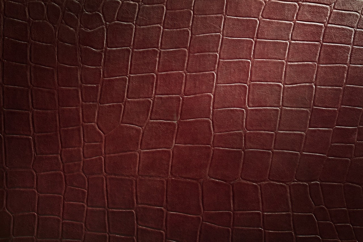 JennAir - Croc 18" Leather Cuts Collection Wine Column Panel - Red Croc