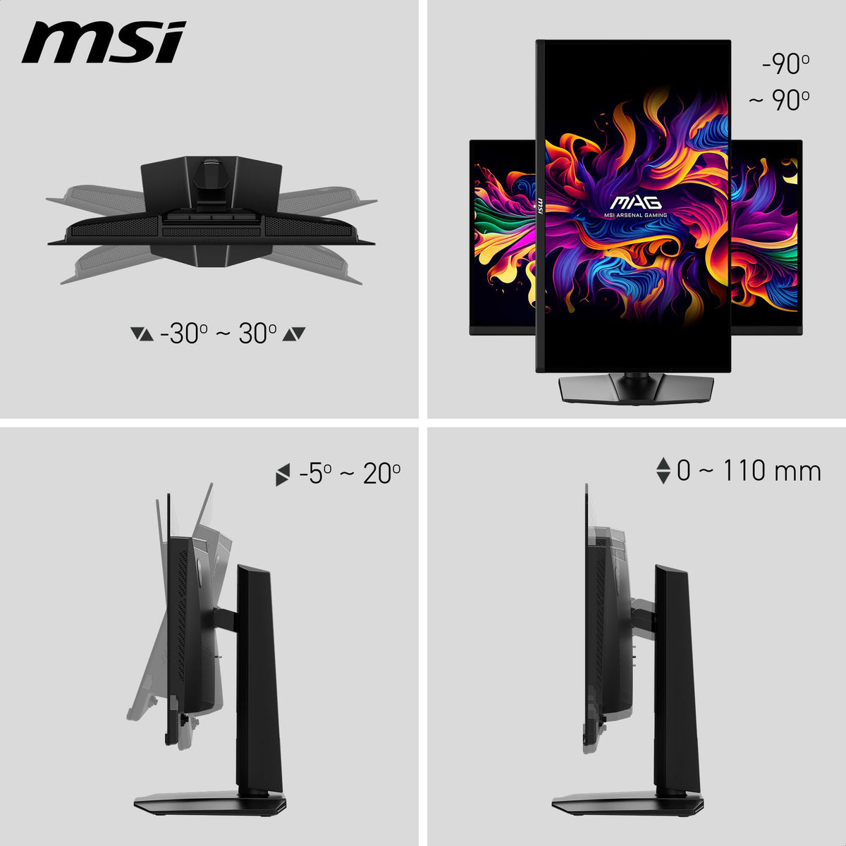 MSI - MAG 271QP QD-OLED X28 27" Quantum Dot OLED QHD 280Hz 0.03ms FreeSync Gaming Monitor (DisplayPort, HDMI, USB) - Black