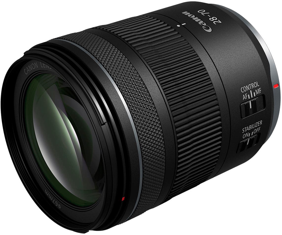 Canon - RF28-70mm F2.8 IS STM Standard Zoom Lens for EOS R-Series Cameras - Black