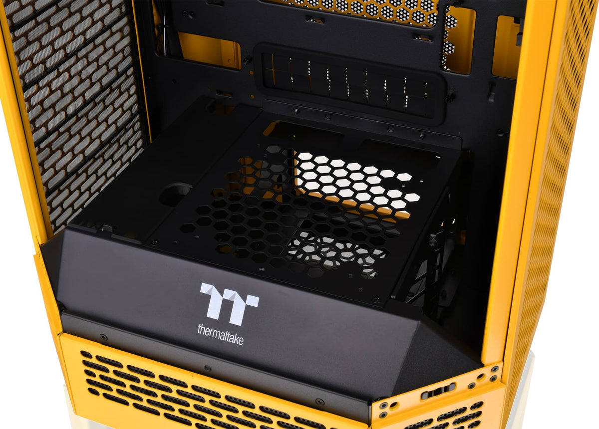 Thermaltake - The Tower 300 Micro ATX PC Case - Bumblebee Yellow