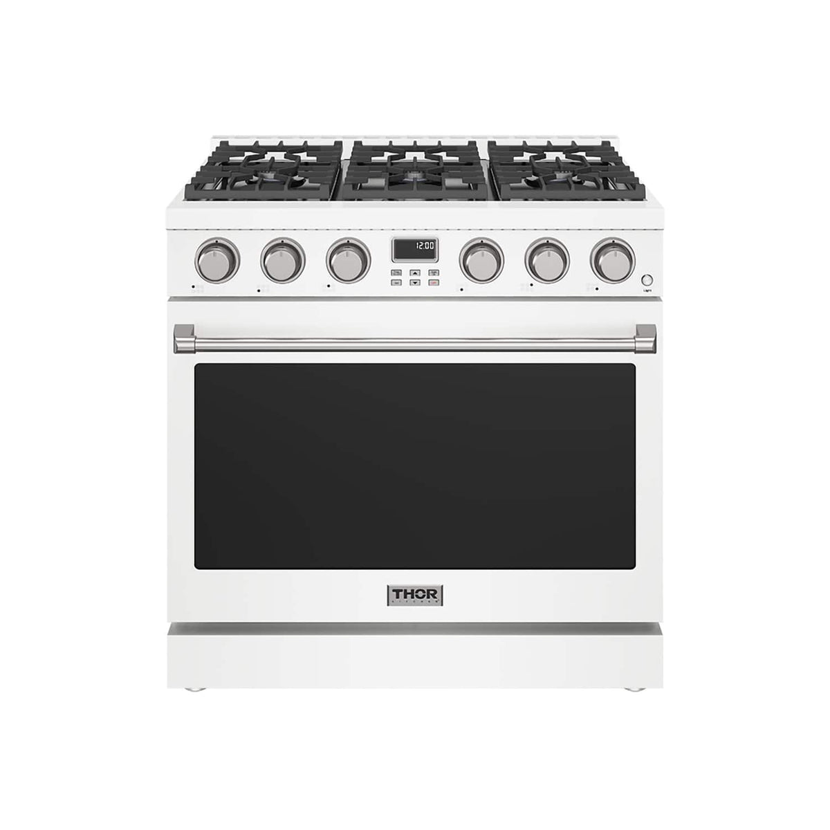 Thor Kitchen - 6.0 Cu. Ft. Freestanding Gas Convection Range - Matte White