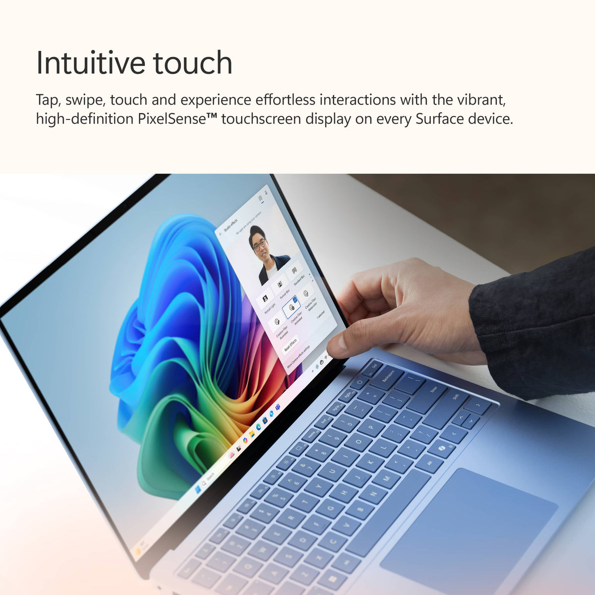 Microsoft - Surface Laptop - 15" 2K Touchscreen - Snapdragon X Elite 2024 - 16GB Memory - 512GB Storage (7th Ed) - Copilot+ PC - Black