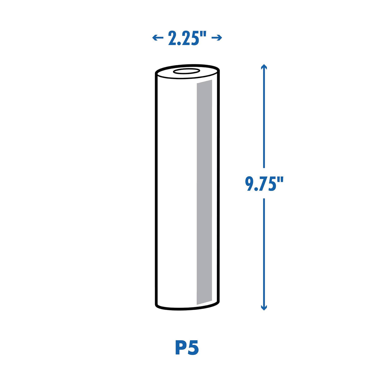 Culligan - Fine Whole home Standard 3/4" Replacement Filter 2 Pack - Brown