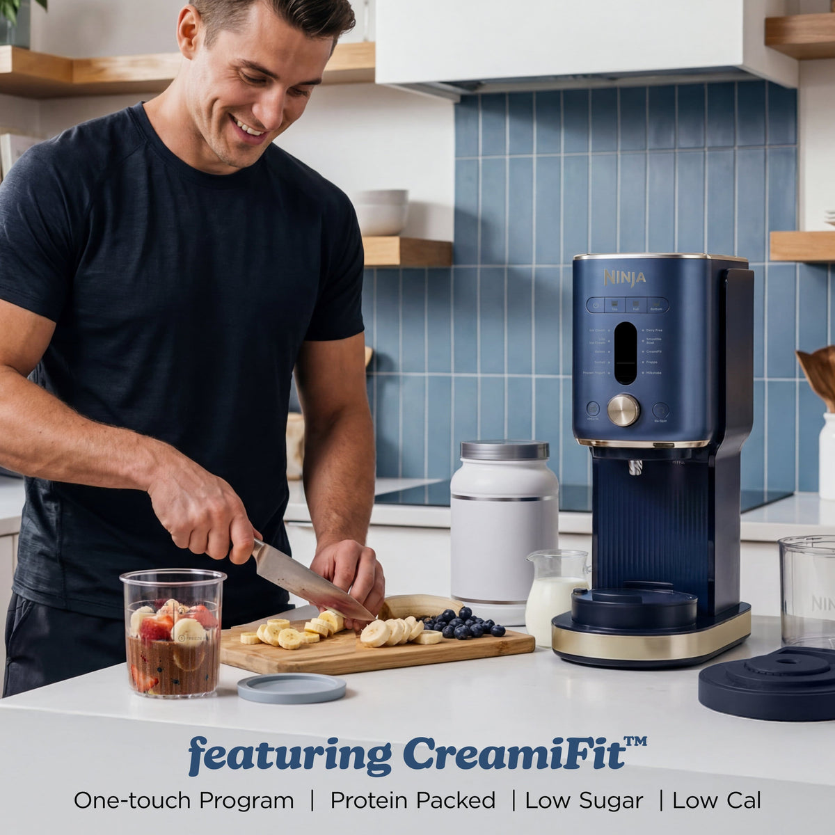 Ninja - Creami XL 11-in-1 Frozen Treats & Ice Cream Maker - Navy