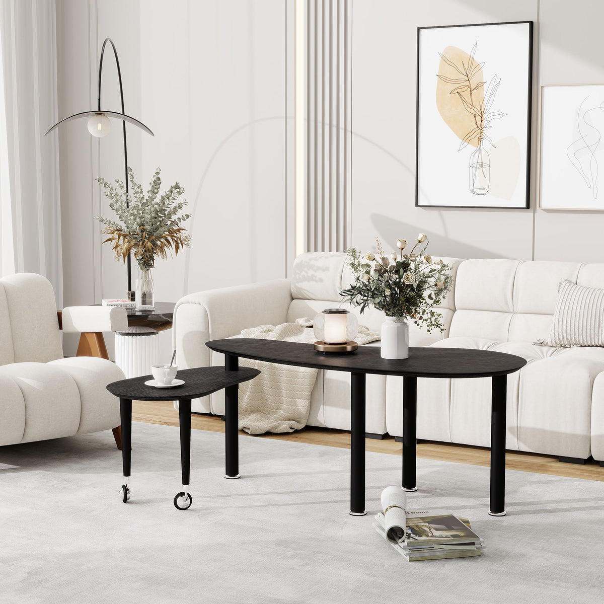 Mesa de cóctel giratoria con patas sólidas, 360 grados de rotación