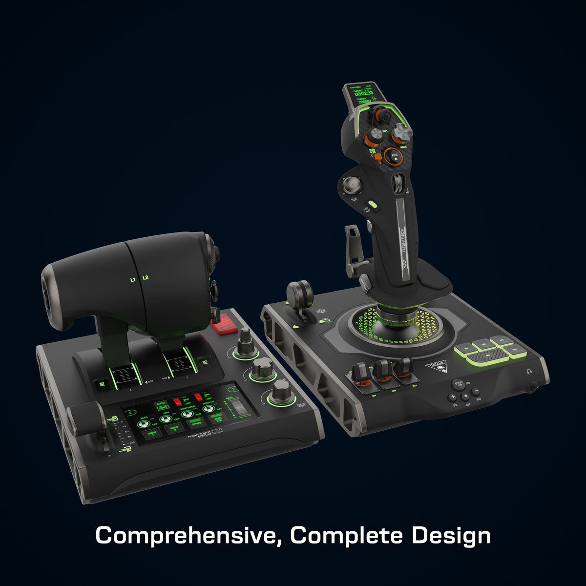 Turtle Beach - VelocityOne Flightdeck Universal HOTAS Simulation System Joystick & Throttle for Windows 10 & 11 PCs - Black