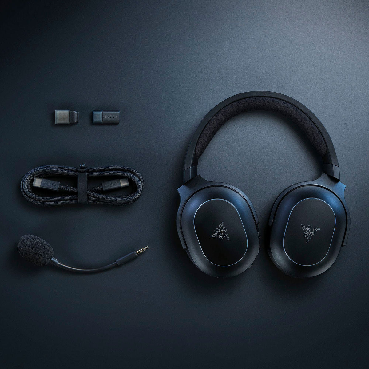 Razer - Barracuda X Chroma Bluetooth Wireless Over-the-Ear Gaming Headset for PC, Mac, Playstation, Switch, Steam Deck, Mobile - Black