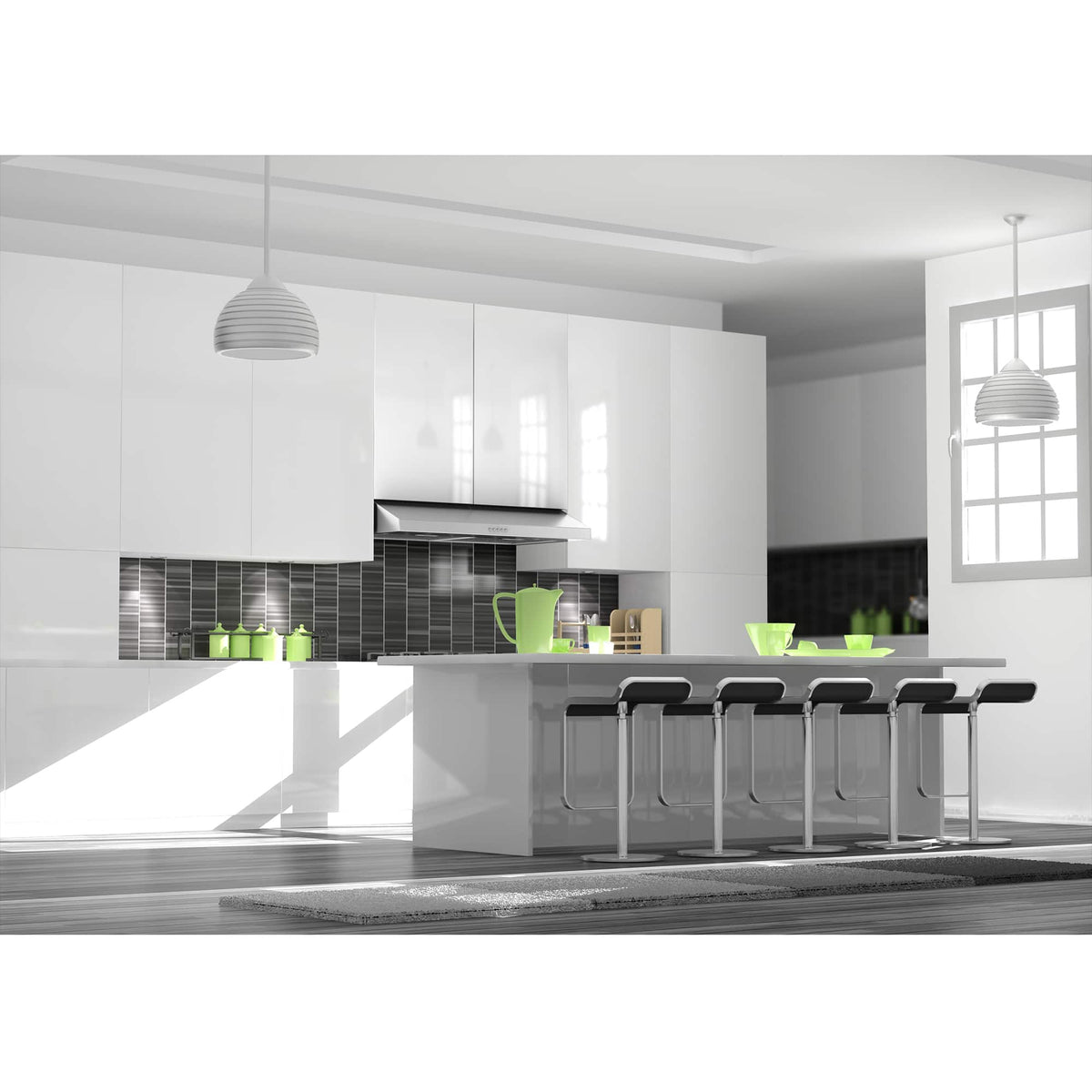 ZLINE - 30 inches - Externally Vented - Under cabinet Range Hood - Brushed Stainless Steel