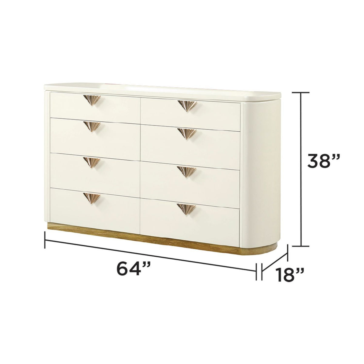Cómoda de 6 cajones La Pierre - Beige