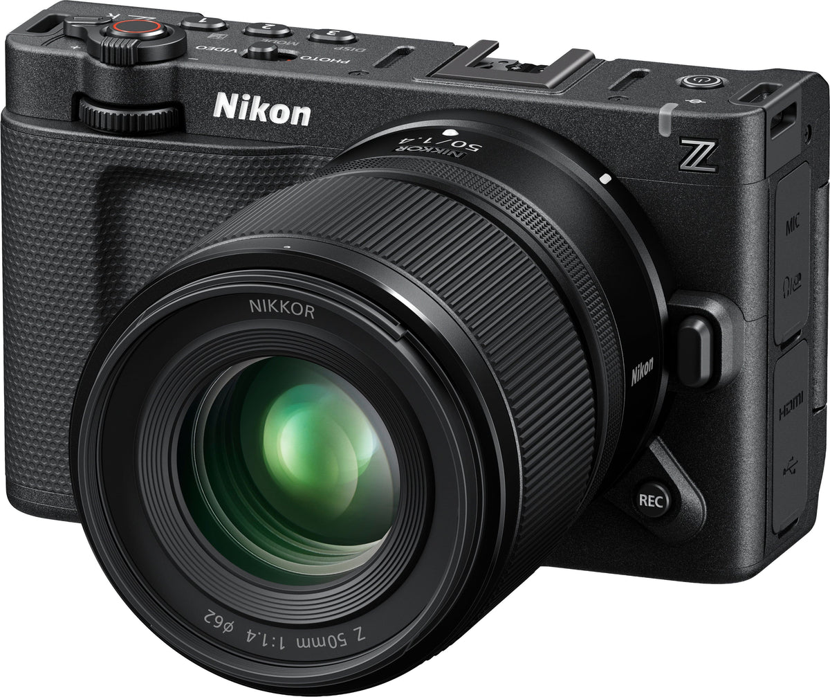 Nikon - ZR Full-frame Mirrorless Cinema Camera 50mm Lens Standard Kit, for Z Mount Lenses - Black
