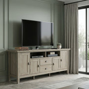 Redmond - TV Media Stand - Distressed Gray