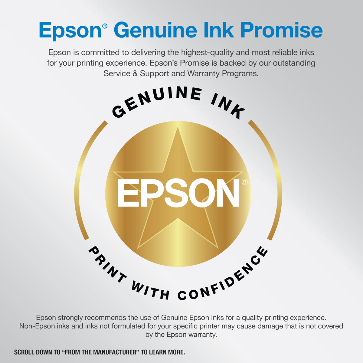 Epson - EcoTank ET-4950 Wireless All-in-One Color Supertank Inkjet Printer - White