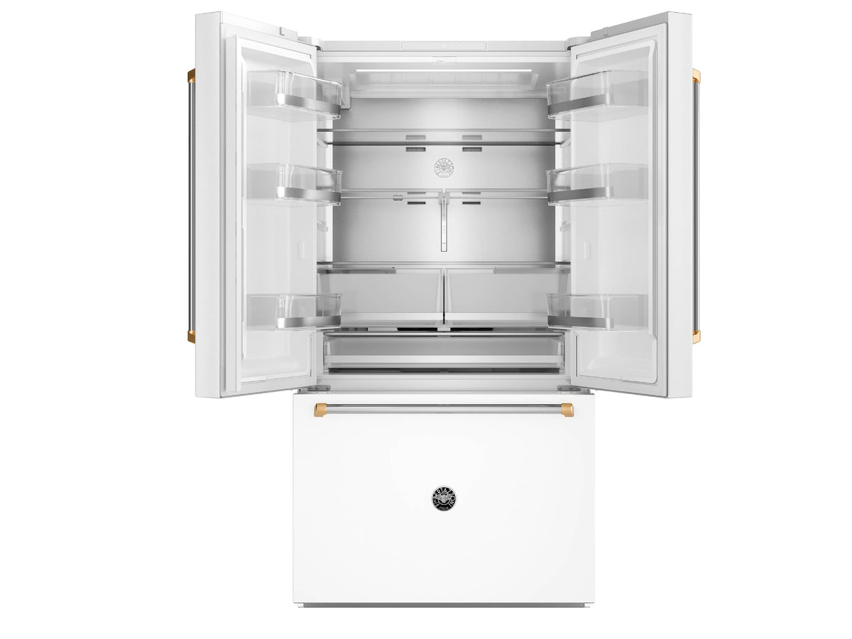 36" Bertazzoni Refrigerator - Bianco Matt - White
