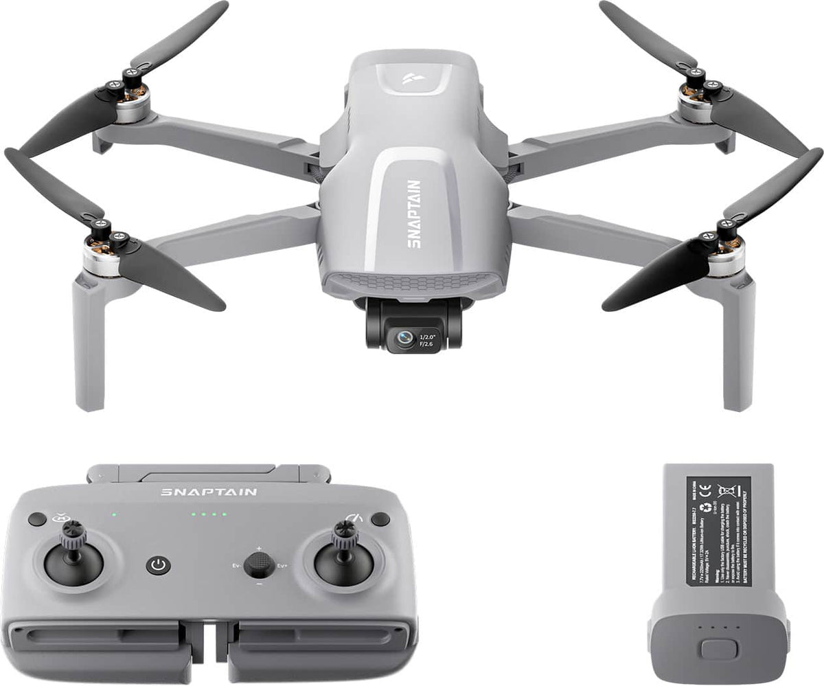 Snaptain - P40 LITE 3-Axis Gimbal Camera Drone - Gray
