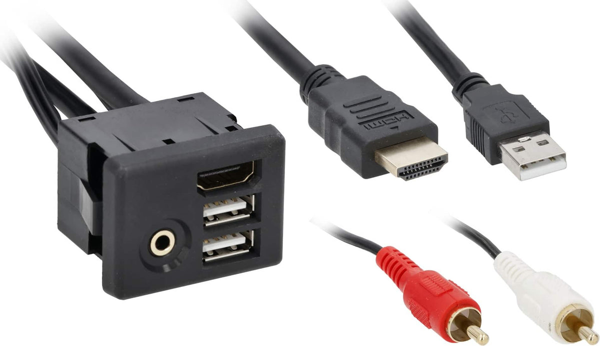 Metra - USB/AUX/HDMI Panel for 2012-2021 GM Buick Cable - Multi