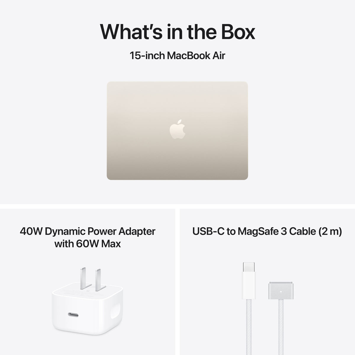 Apple - MacBook Air 15-inch Laptop - M5 chip with 10-core CPU and 10-core GPU - 16GB Memory - 1TB SSD - Starlight