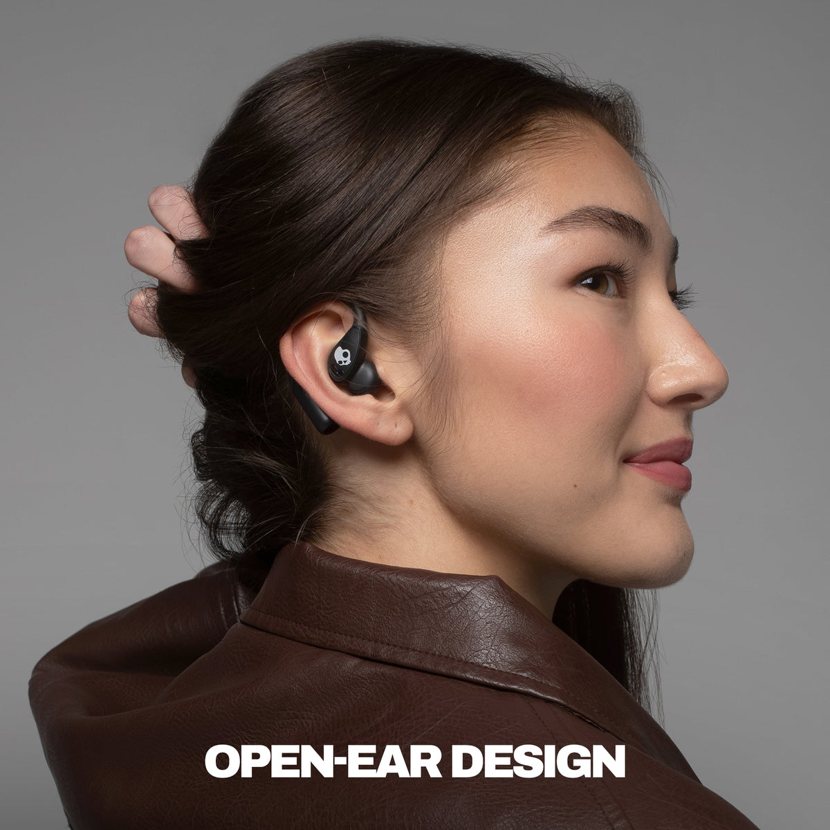 Skullcandy - Push 540 Open-Ear True Wireless Bluetooth Open Earbuds - Black