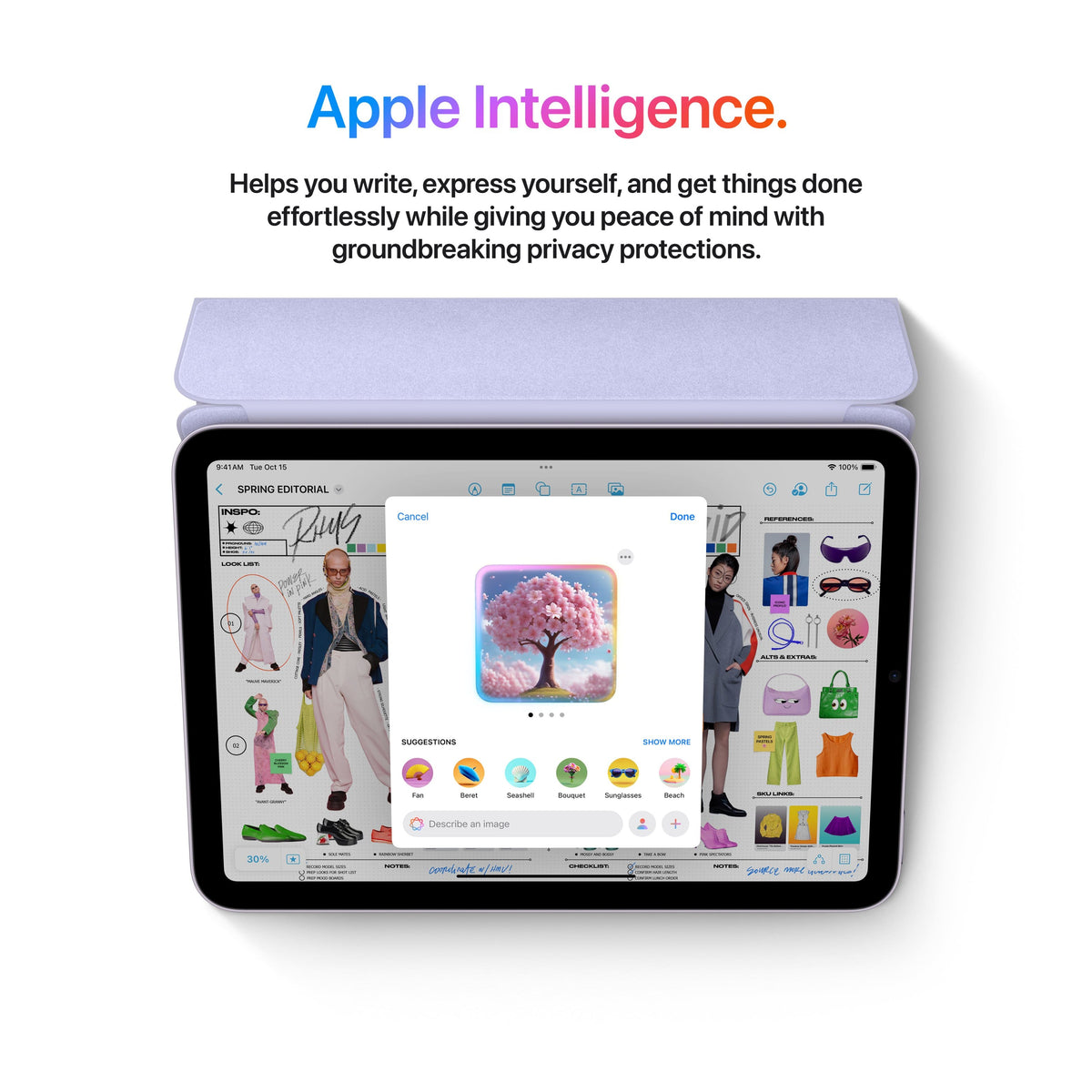 Apple - iPad mini (A17 Pro chip) - Built for Apple Intelligence - Wi-Fi + Cellular 128GB - Space Gray (AT&T)