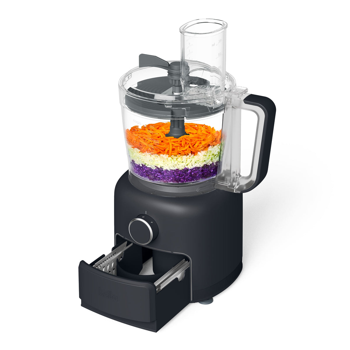 Bella - CHOP 10-Cup Food Processor - Slate